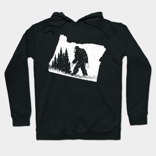 Oregon Bigfoot Hoodie by Tesszero